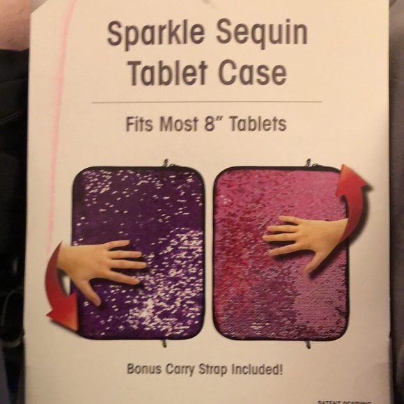 Sparkly Sequin Tablet Case or 8” Purse - Picture 6 of 7